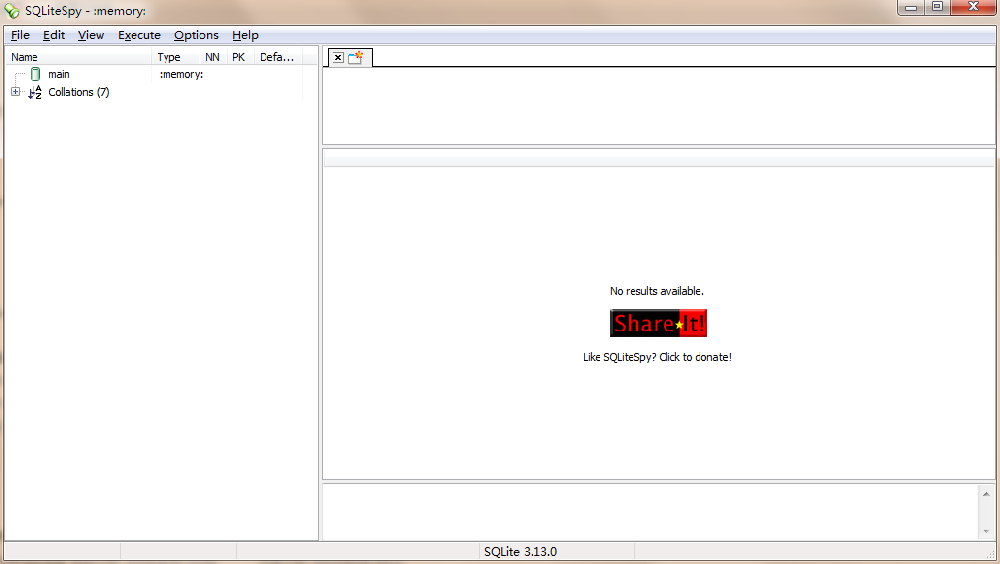 打开后缀为.db的数据库文件的管理工具：SQLiteSpy教程