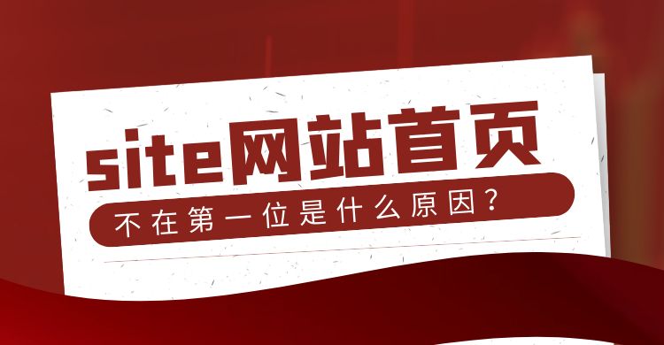 site网站首页不在第一位是什么原因